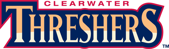 Clearwater Threshers 2004-Pres Wordmark Logo iron on paper